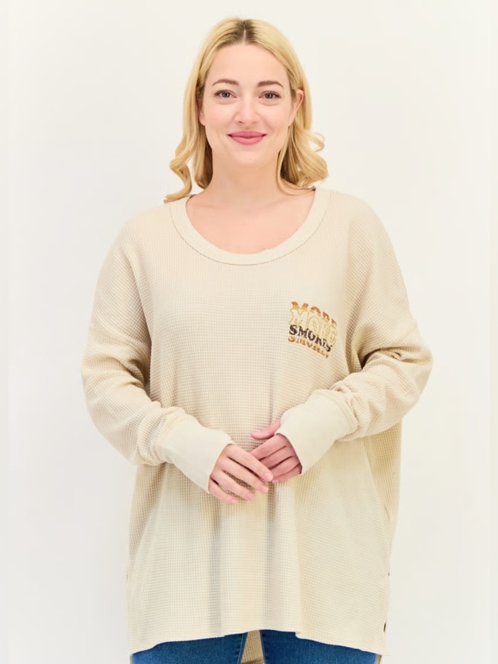 Aerie Offline Wow waffle long sleeve